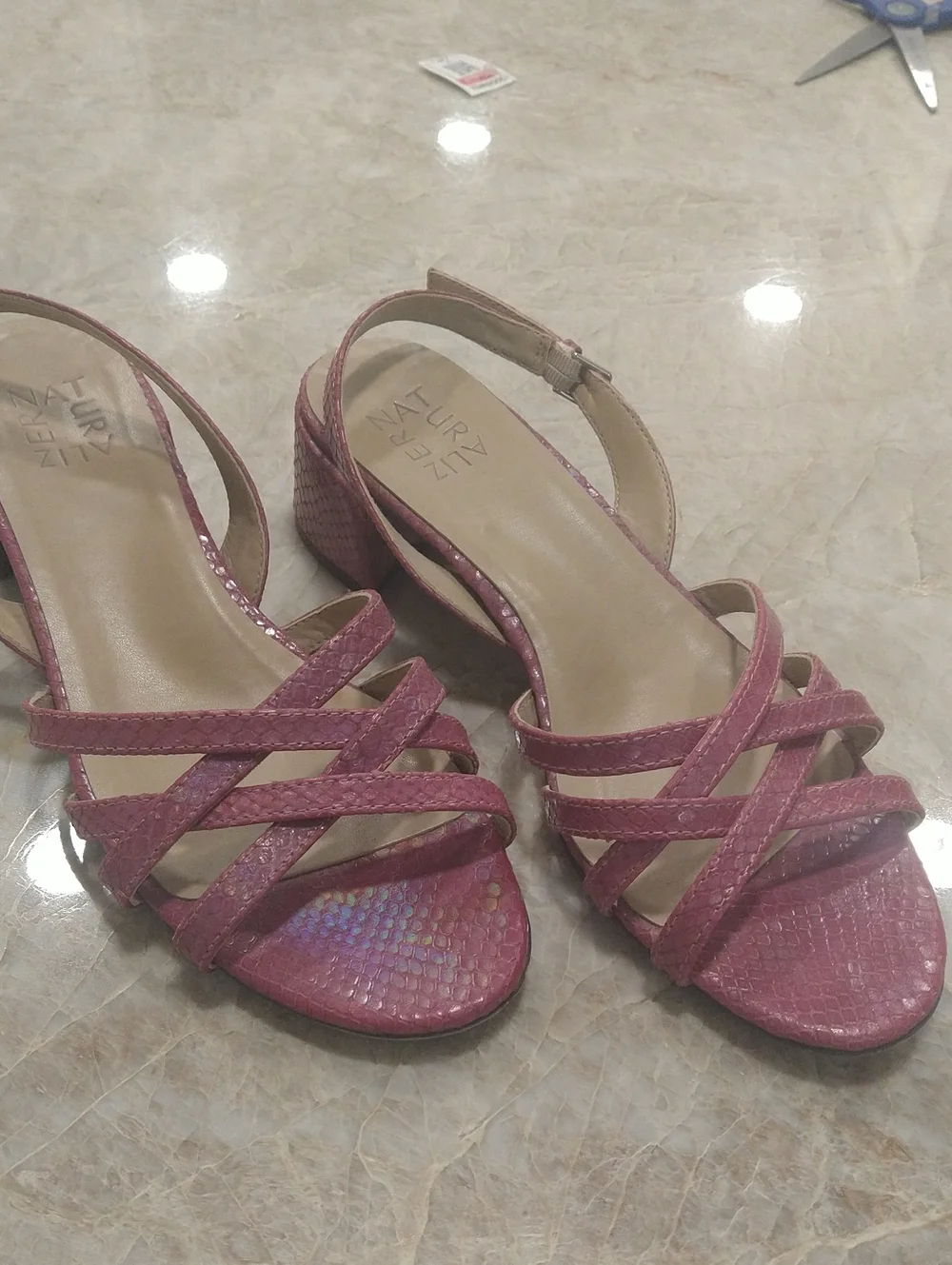 Naturalizer Lilac Lavender Strappy 2